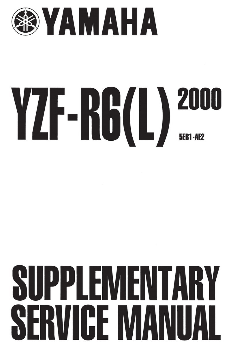 Yamaha YZF-R6 L 2000 User manual