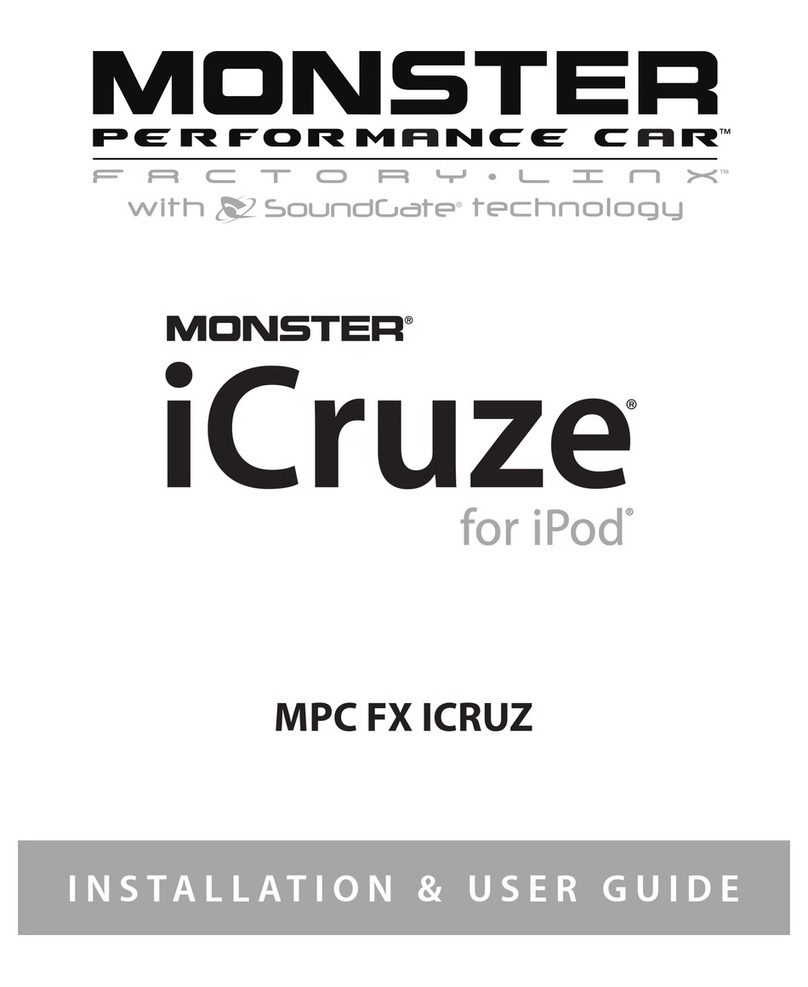 Monster MPC FX ICRUZ Installation & user guide
