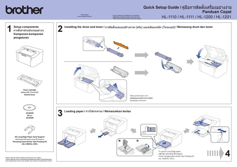Brother HL-1110 User manual