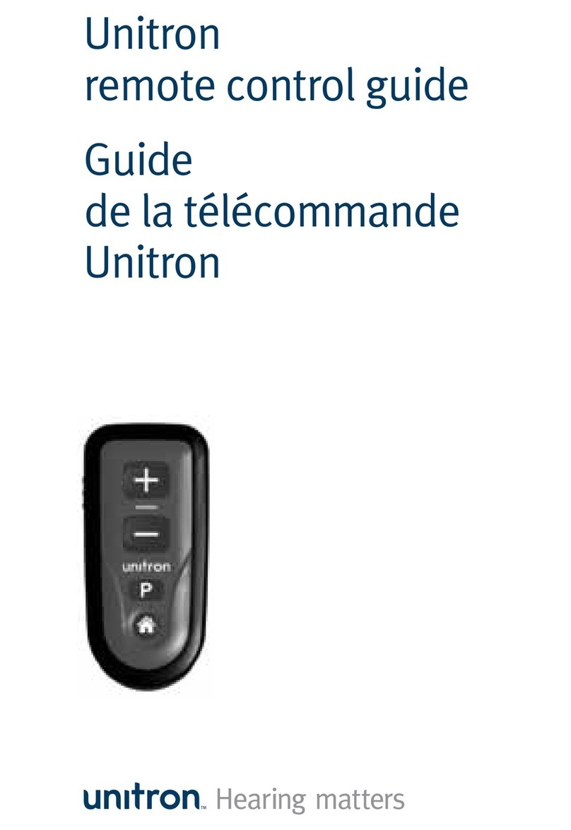 Unitron Remote Control User manual