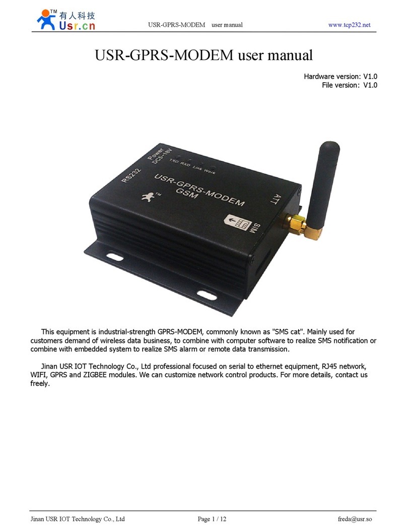 Jinan USR IOT Technology USR-GPRS-MODEM user manual