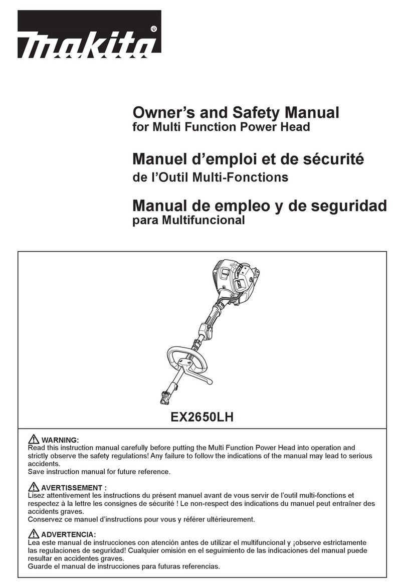 Makita EX2650LH Owner's and safety manual