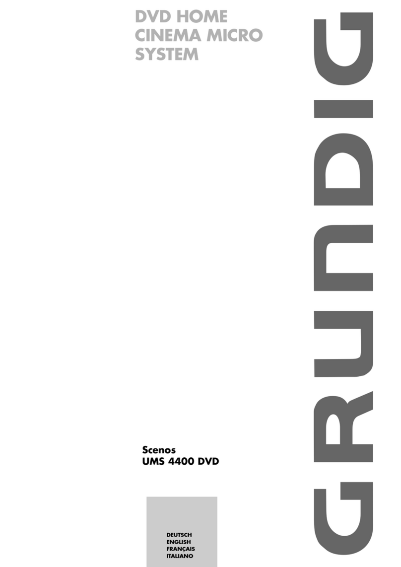 Grundig Scenos UMS 4400 DVD User manual