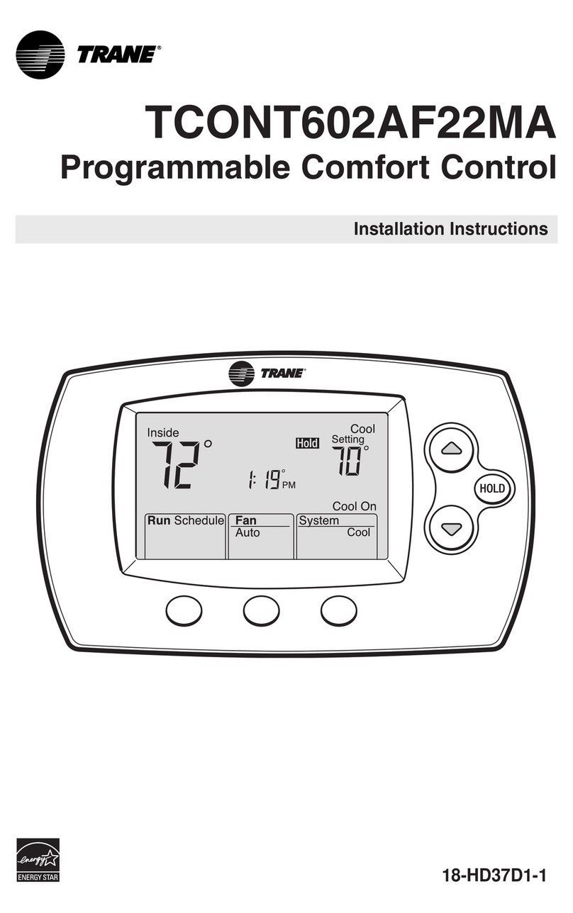 Trane TCONT602AF22MA installation instructions