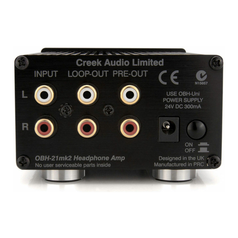 Creek Audio OBH-21mk2 instruction manual