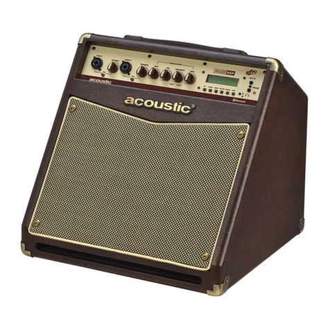 Acoustic A40 User manual