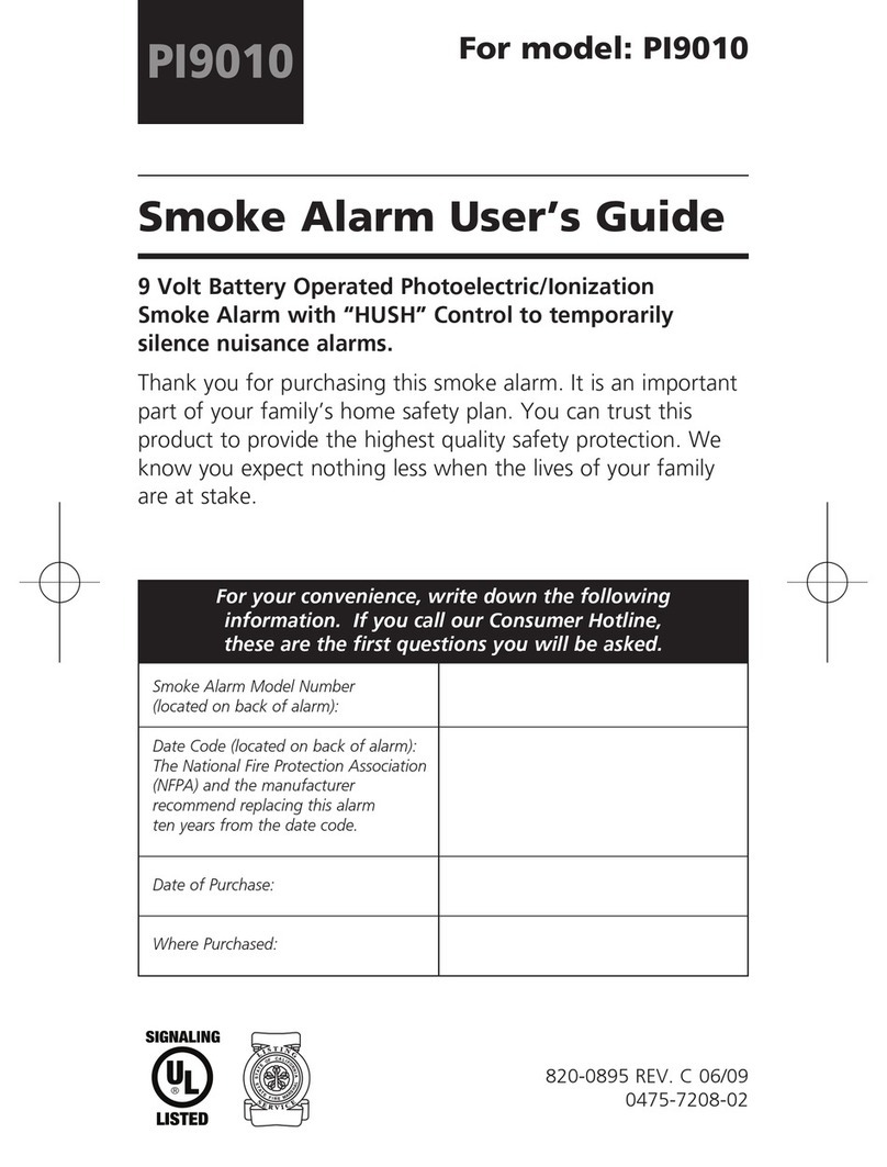 Kidde PI9010 User manual