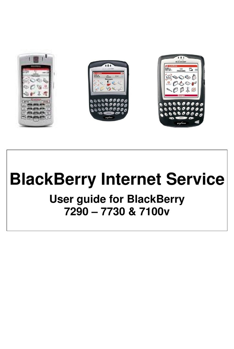 Blackbe;rry 7290 WIRELESS HANDHELD - SAFETY AND User manual Blackbe;rry 7290 WIRELESS HANDHELD - SAFETY AND User manual