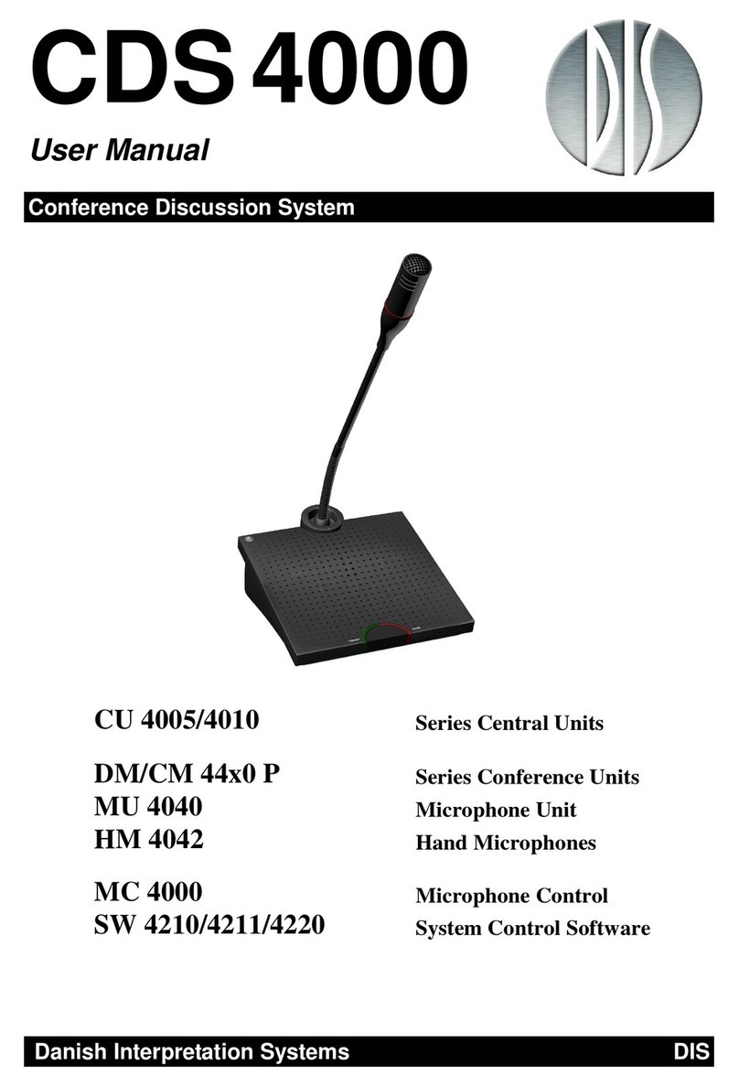 DIS CDS 4000 user manual
