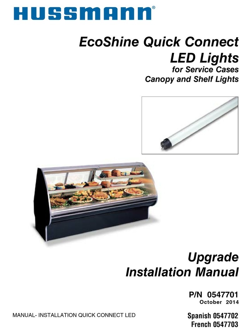 Hussmann 547701 installation manual