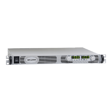 Lambda Genesys GENH 750W User manual Lambda Genesys GENH 750W User manual