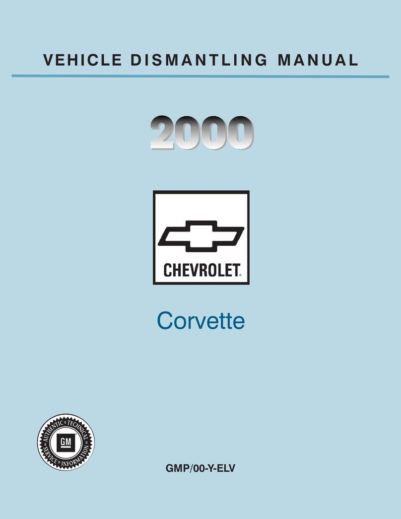 Chevrolet Corvette GMP 00-Y-ELV 2000 Dismantling manual