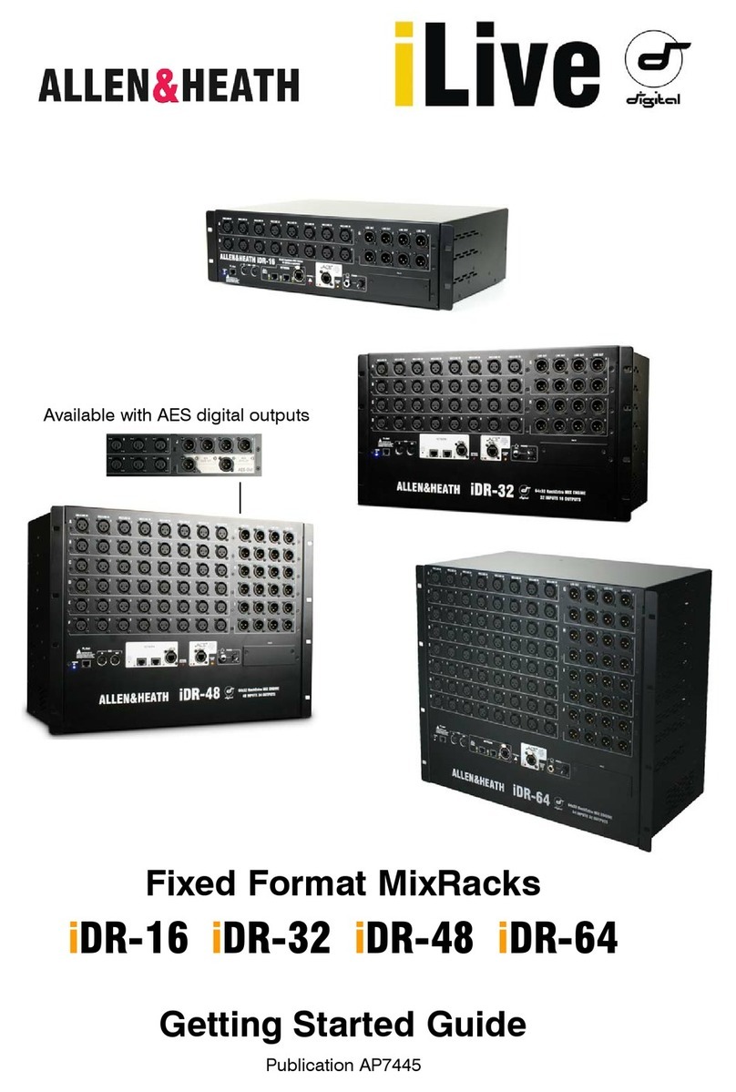 ALLEN & HEATH iDR MixRack User manual