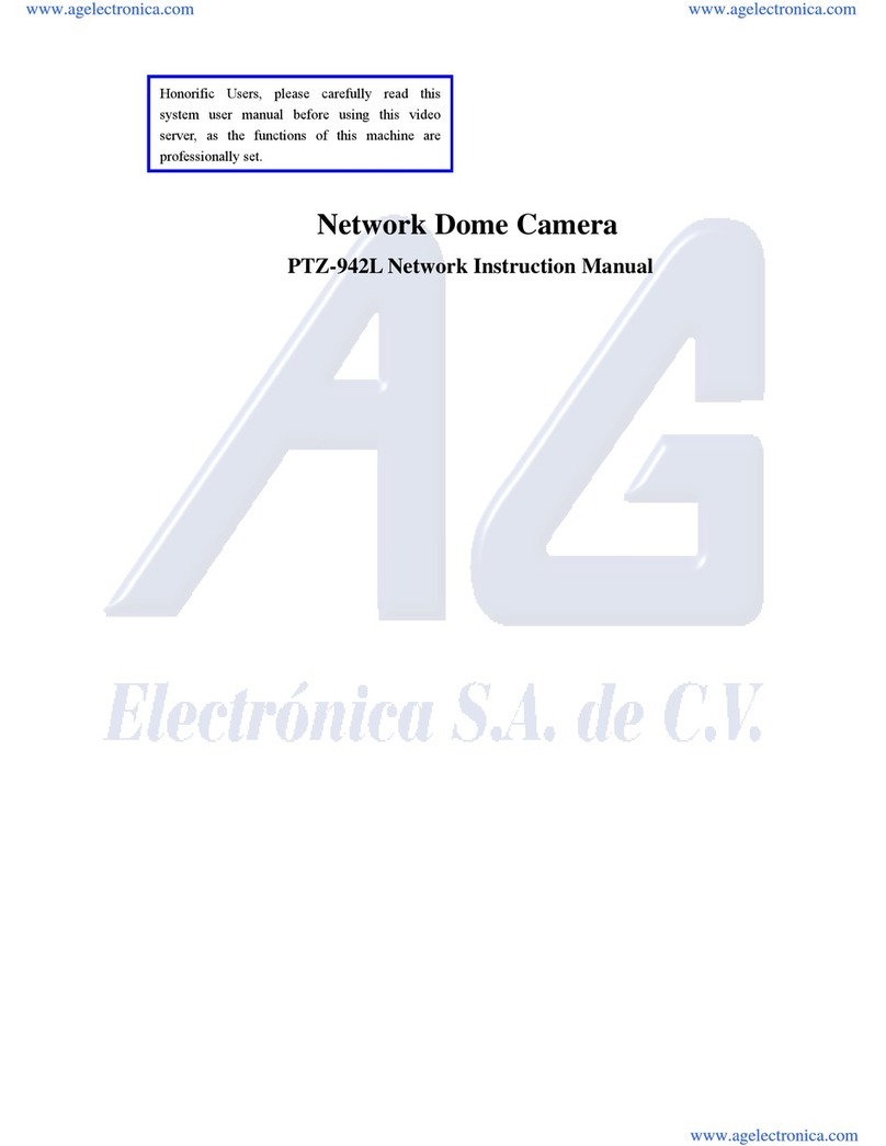 AG Electronica PTZ-942L instruction manual