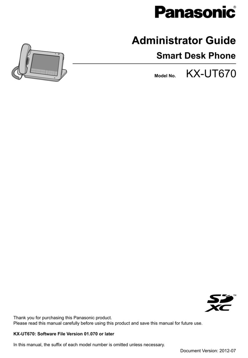 Panasonic KX-UT670 Service manual Panasonic KX-UT670 Service manual
