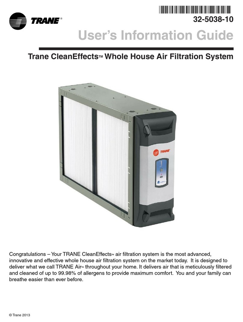 Trane CleanEffects 32-5038-10 Owner's manual Trane CleanEffects 32-5038-10 Owner's manual