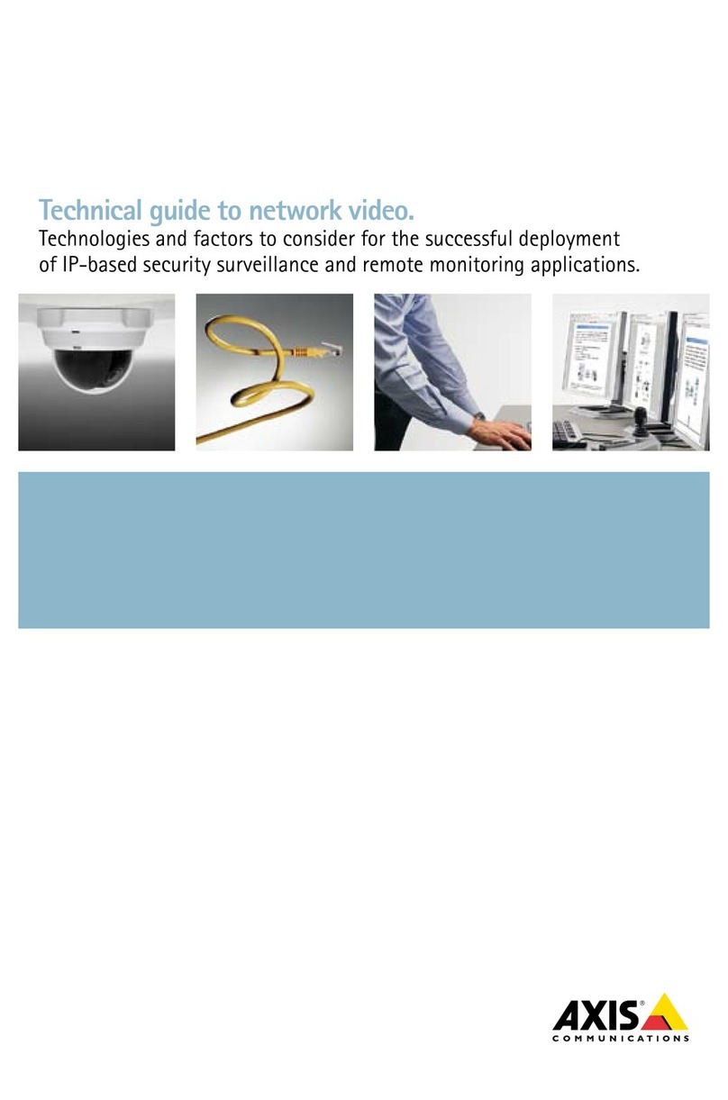 Axis Network video User manual