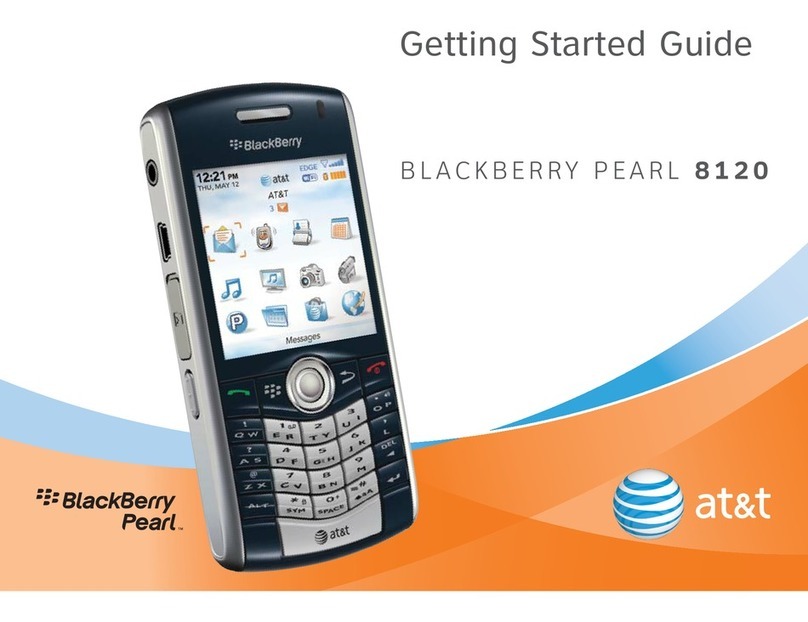 Blackbe;rry 8120 - Pearl - GSM User manual