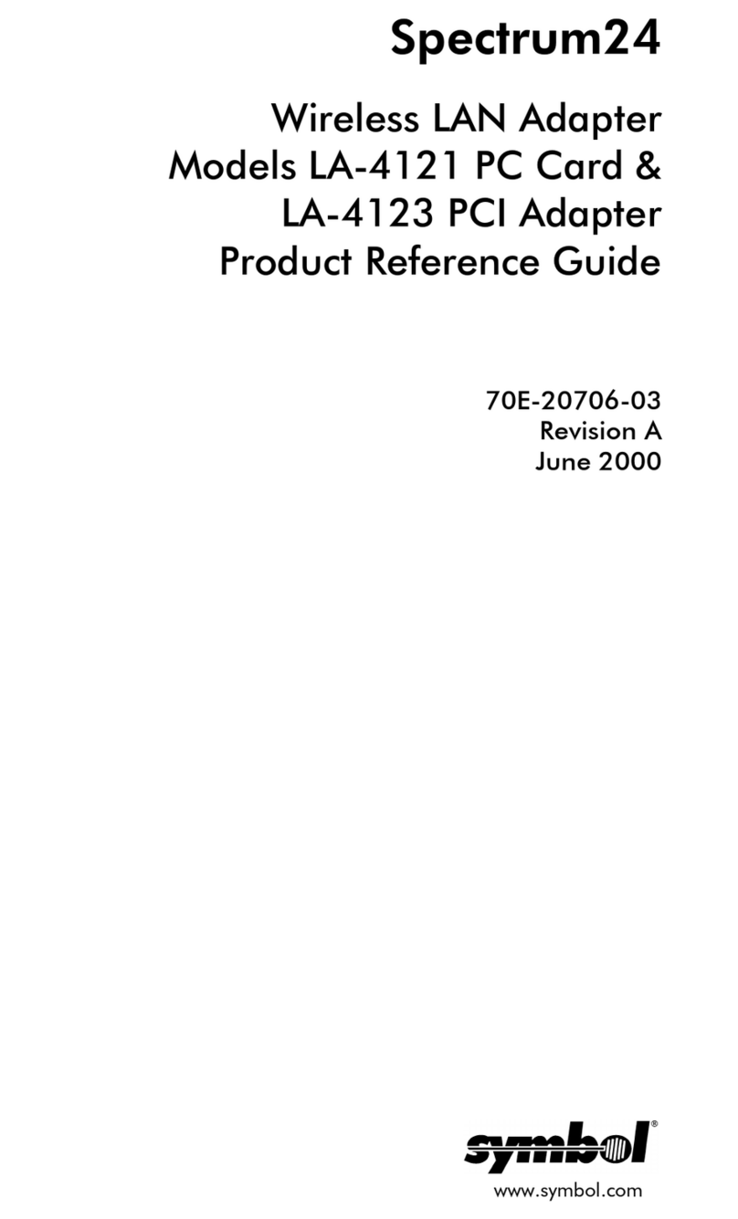 Symbol LA-4121 User manual