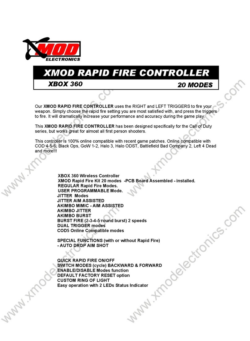 Xmod Electronics XBOX 360 manual
