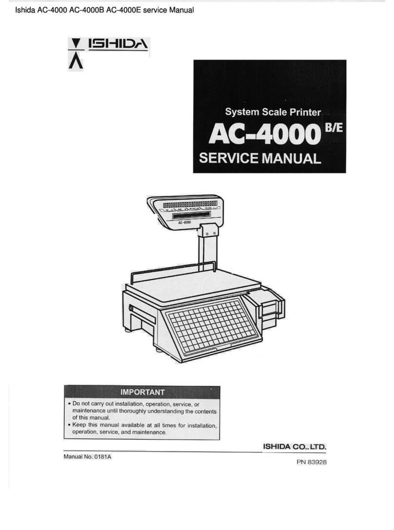 ISHIDA AC-4000B Service manual