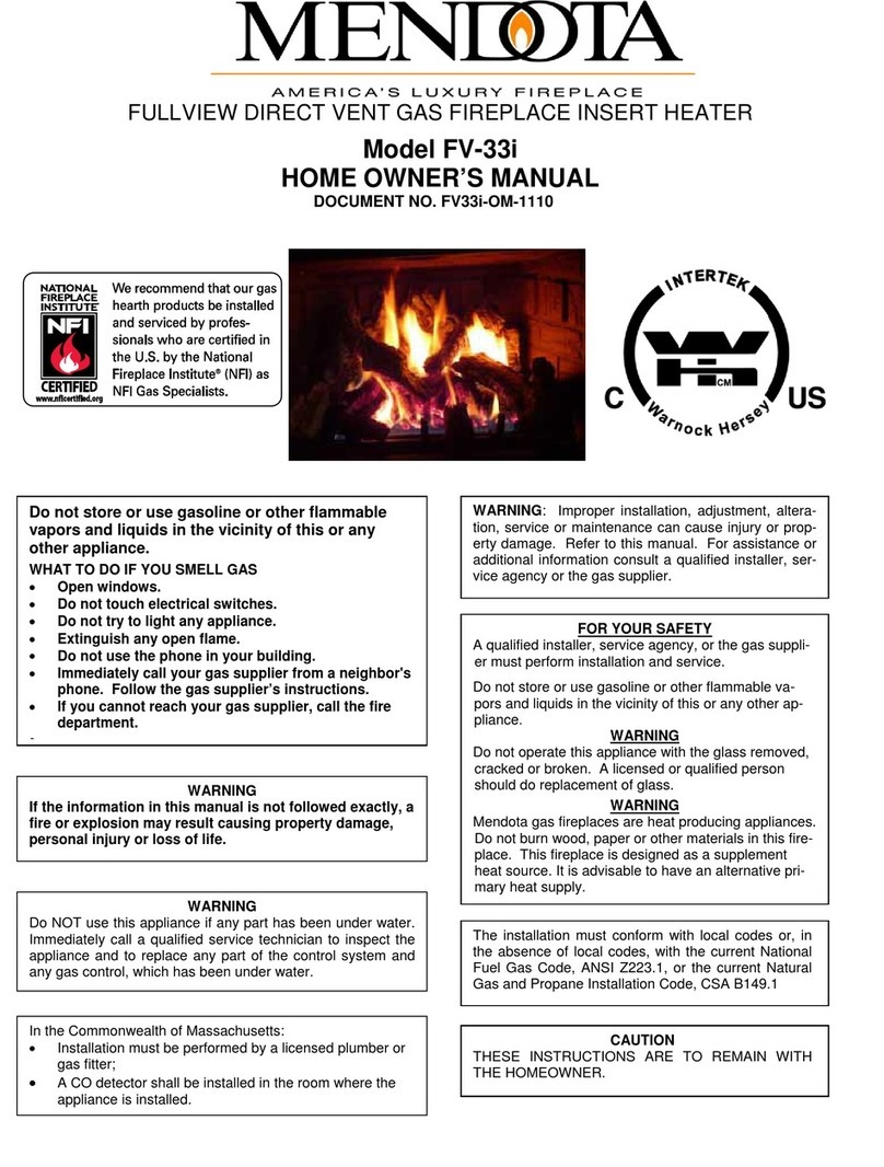 Mendota FV-33i User manual