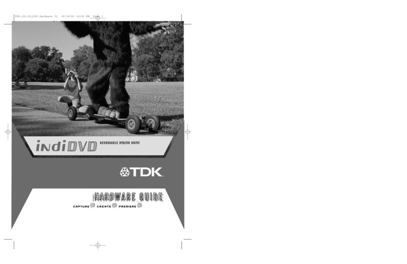 TDK indiDVD Hardware guide