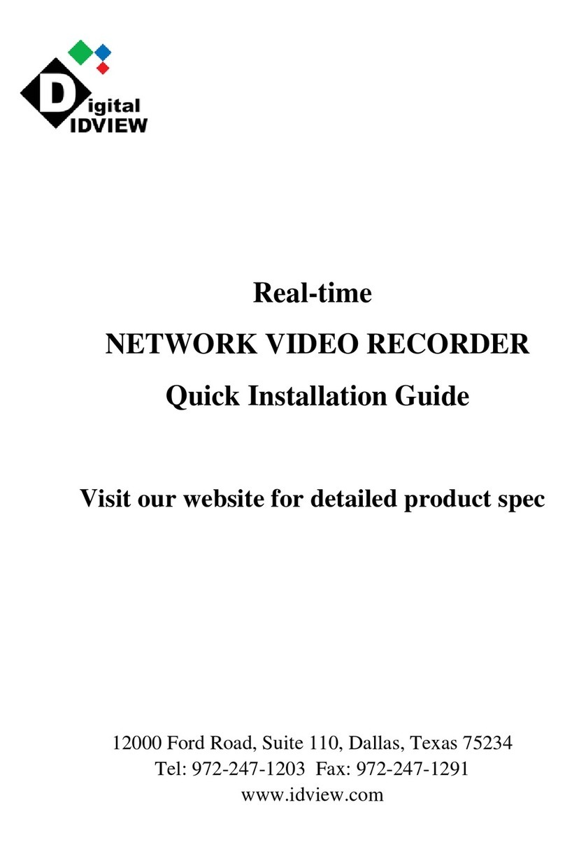 Idview Digital 960H Quick installation guide