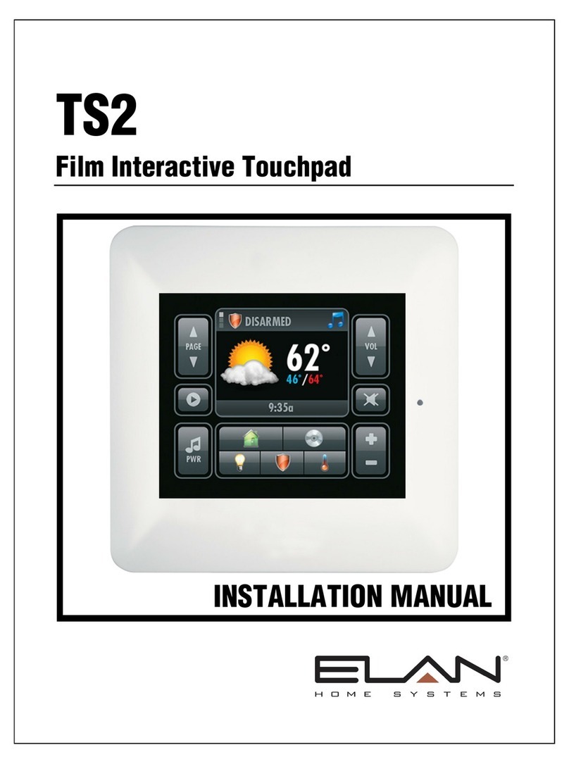 Elan TS2 User manual