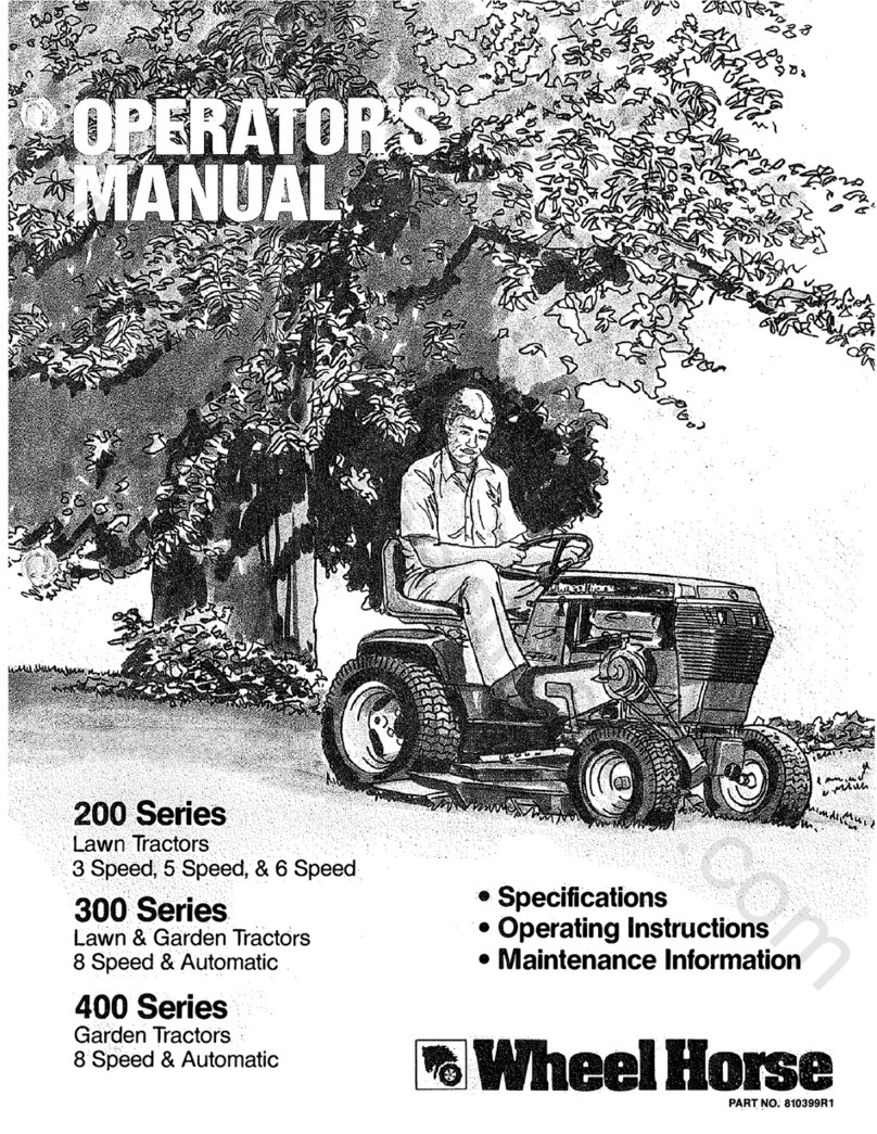 Wheel Horse 200 Series Operator's manual