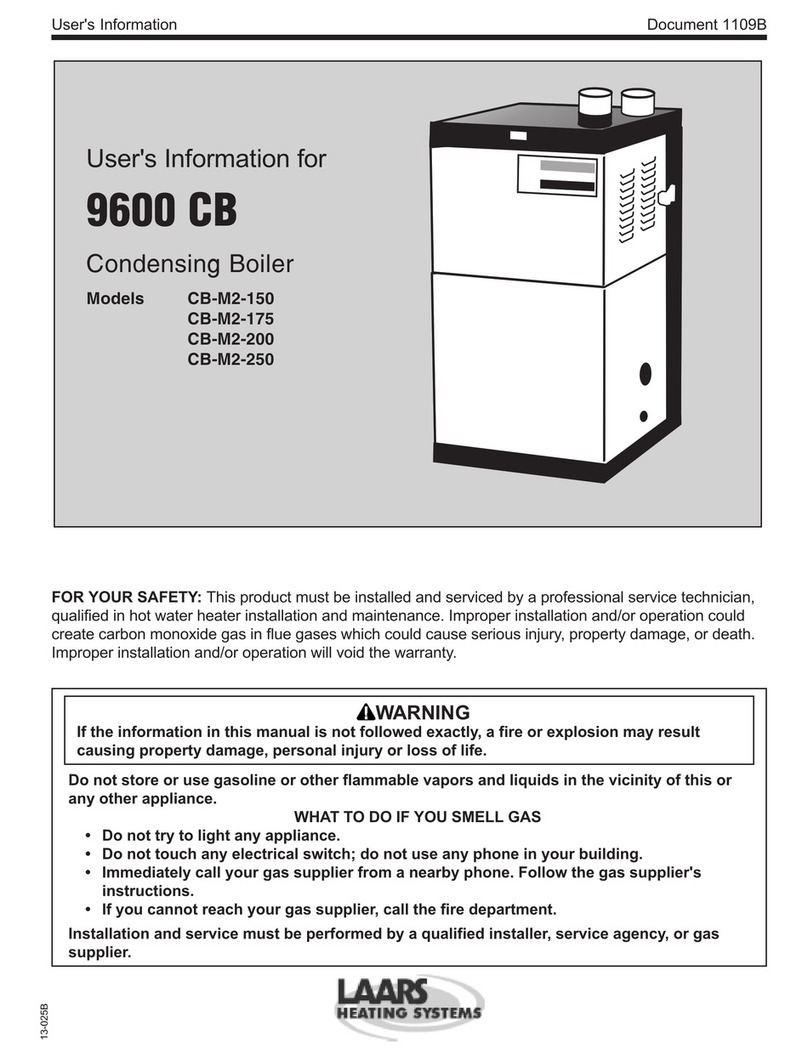 Laars CB-M2-150 User information