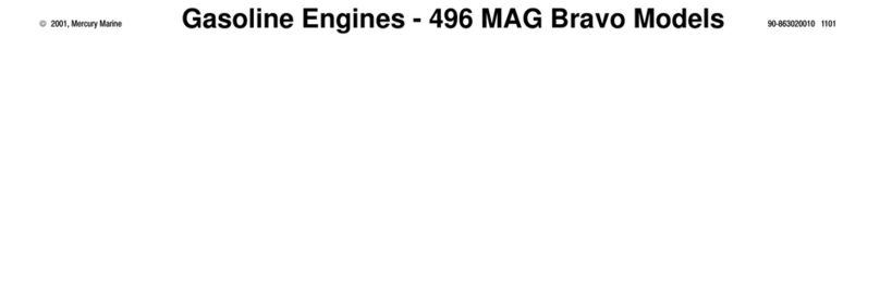 Mercury 496 MAG Bravo User manual