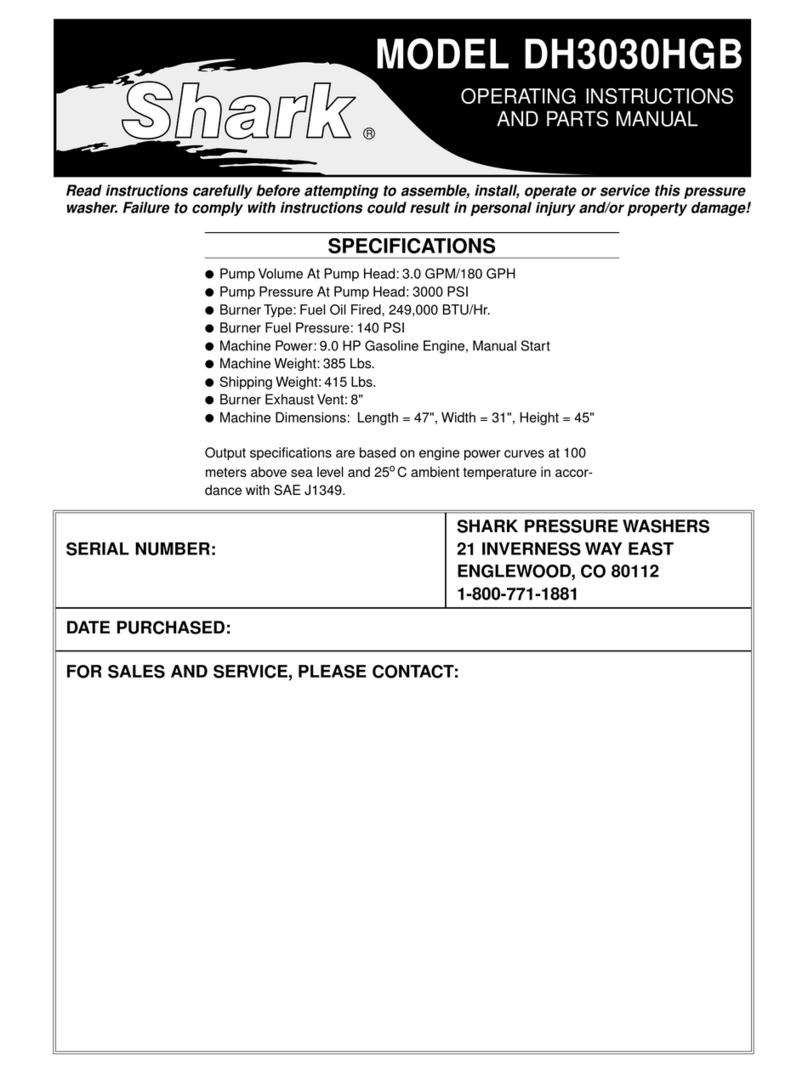Shark DH3030HGB Service manual
