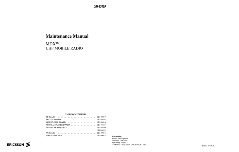 MDX LBI-33055 Maintenance manual