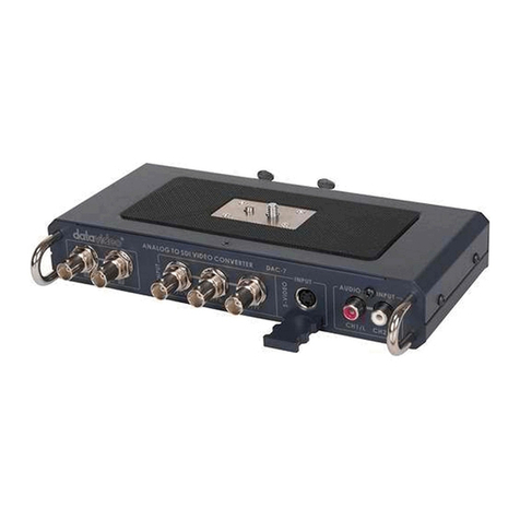 Data Video DAC-07 instruction manual