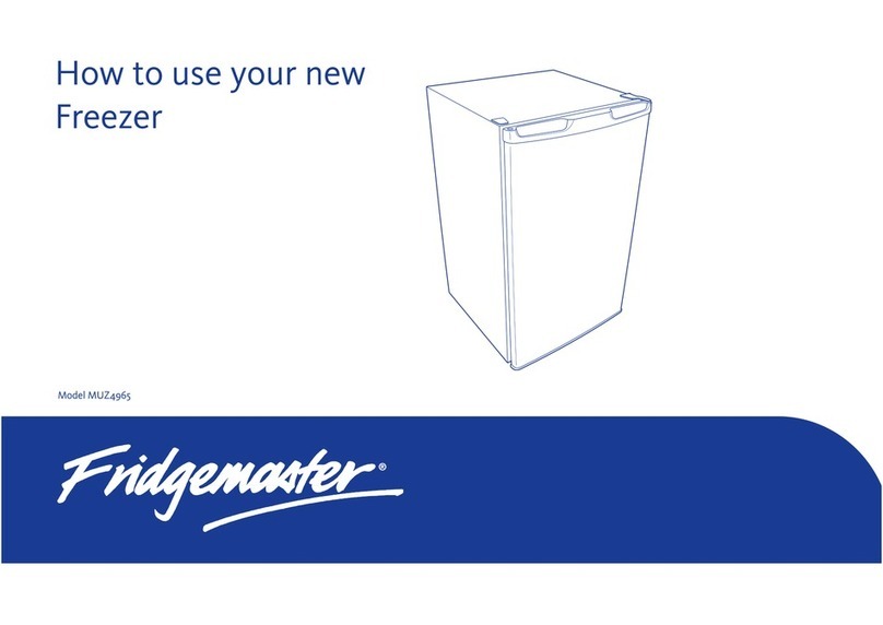 Fridgemaster MUZ4965 Operating instructions