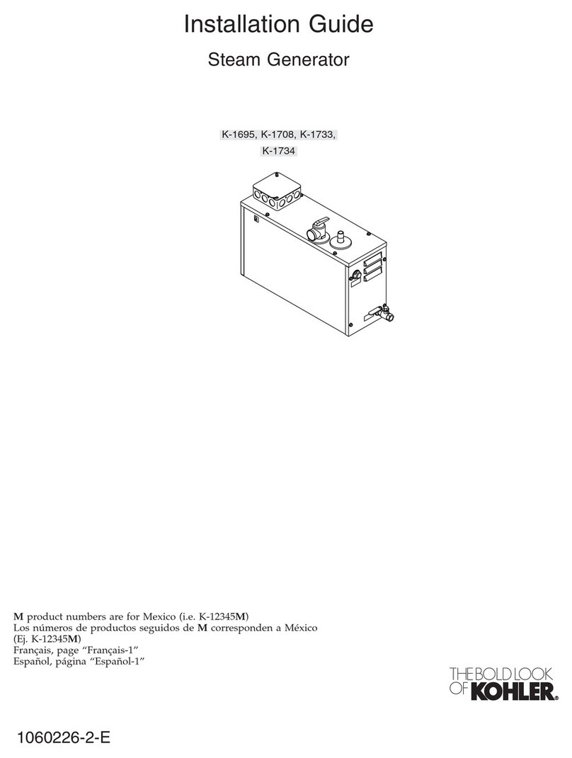 Kohler K-1695 User manual Kohler K-1695 User manual