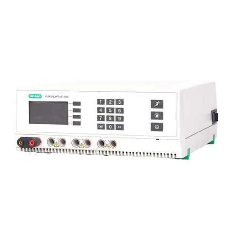 BIO RAD PowerPac 1000 instruction manual