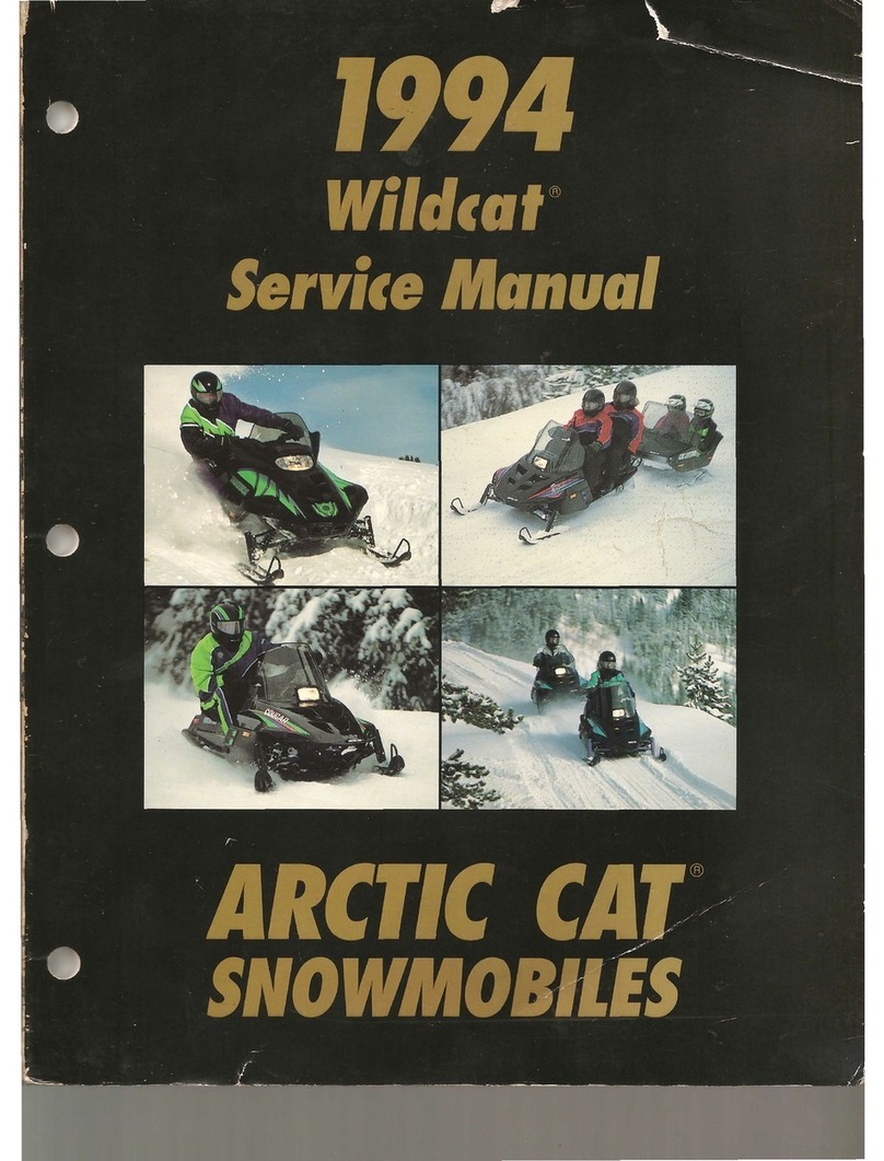 Arctic Cat Wildcat EFI Mountain Cat 1994 Service manual