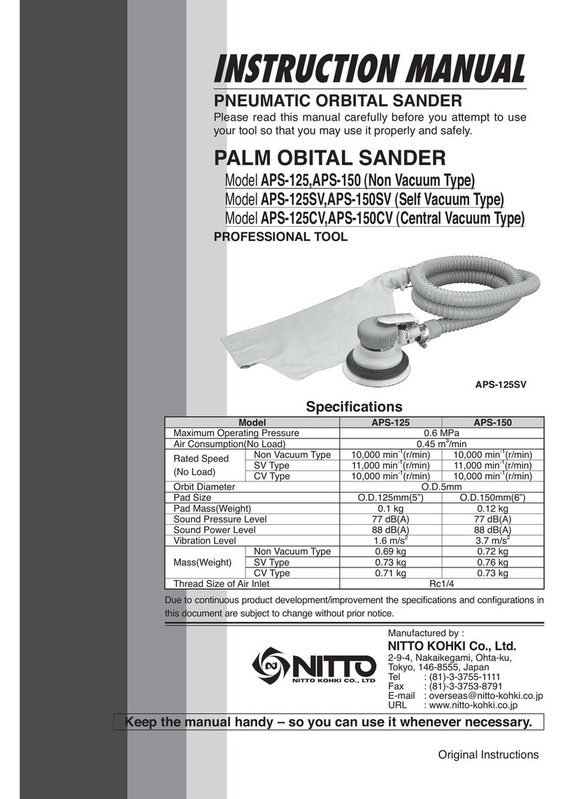 Nitto APS-125 instruction manual