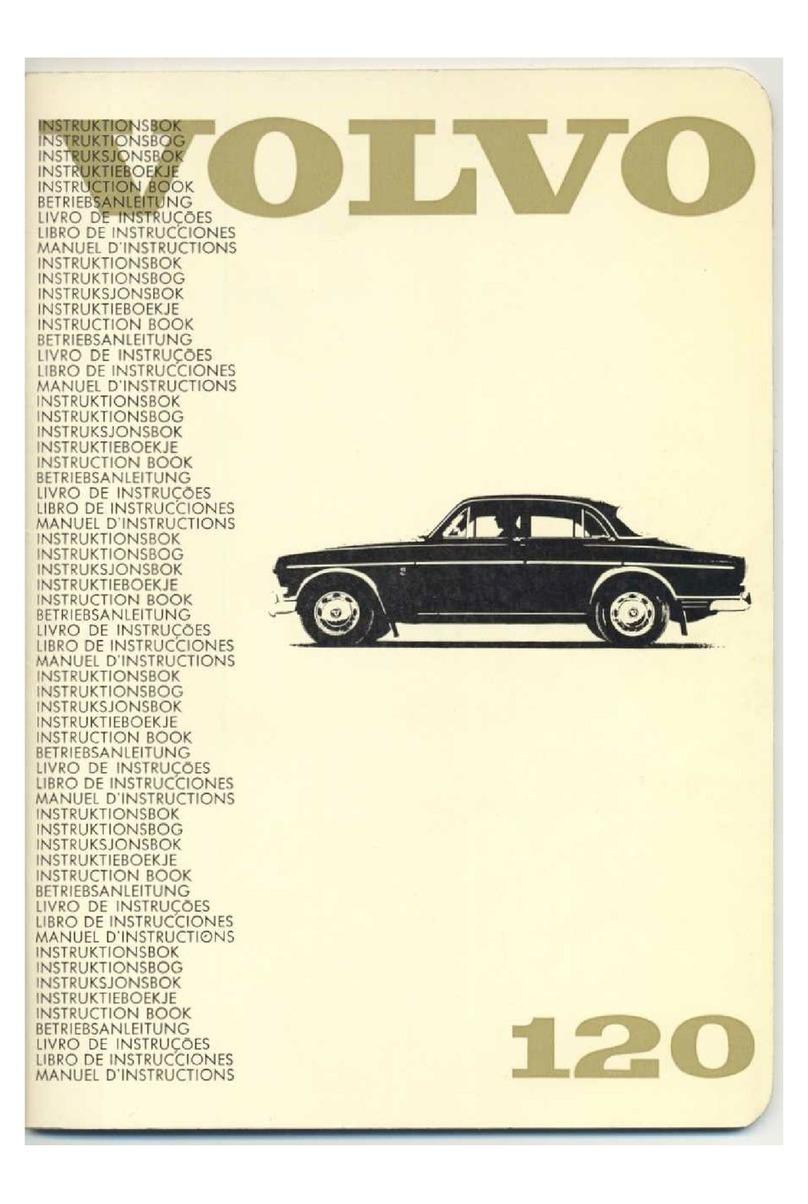 Volvo 120 operating instructions