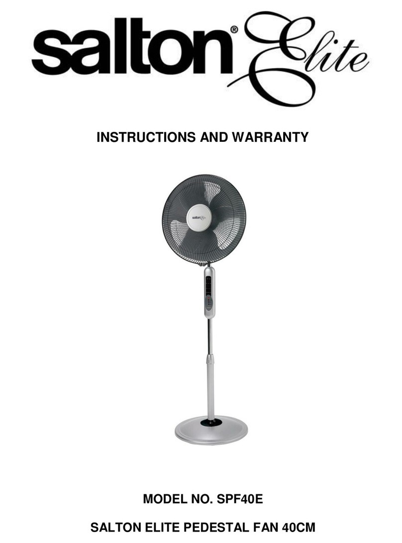 Salton SPF40E Installation guide