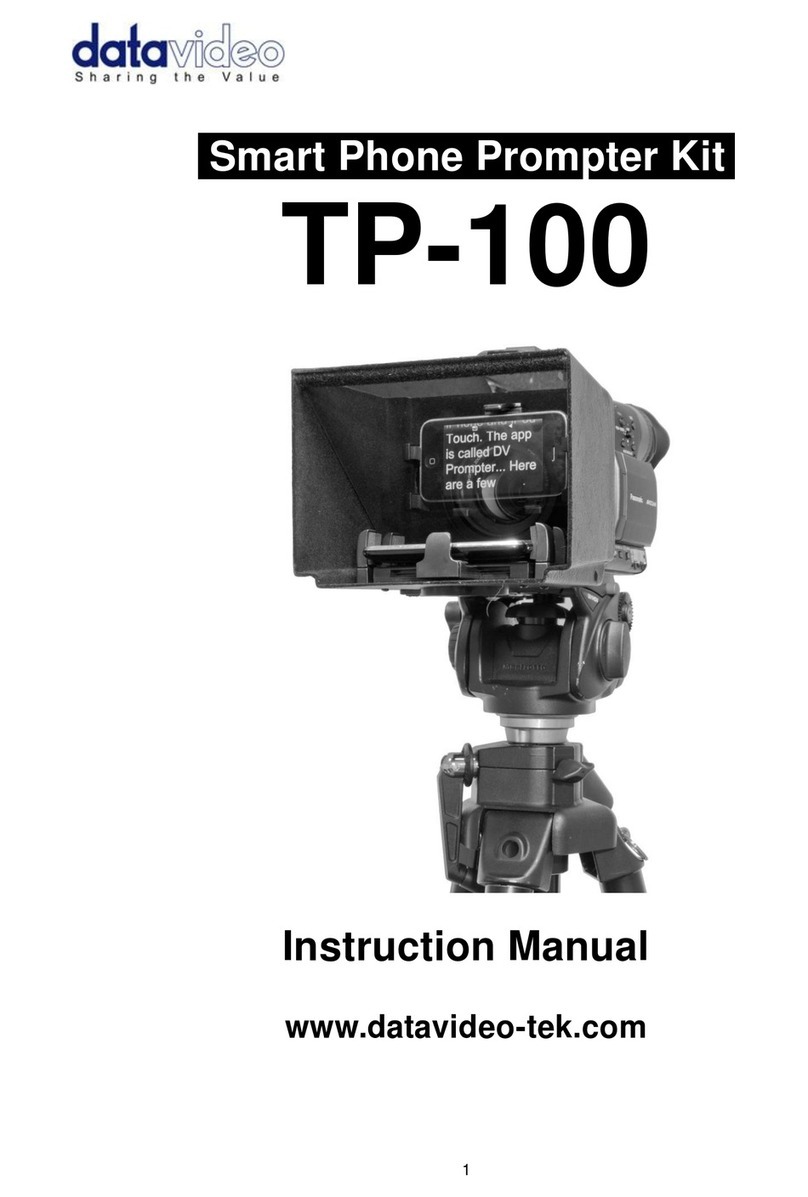 Data Video TP-100 instruction manual