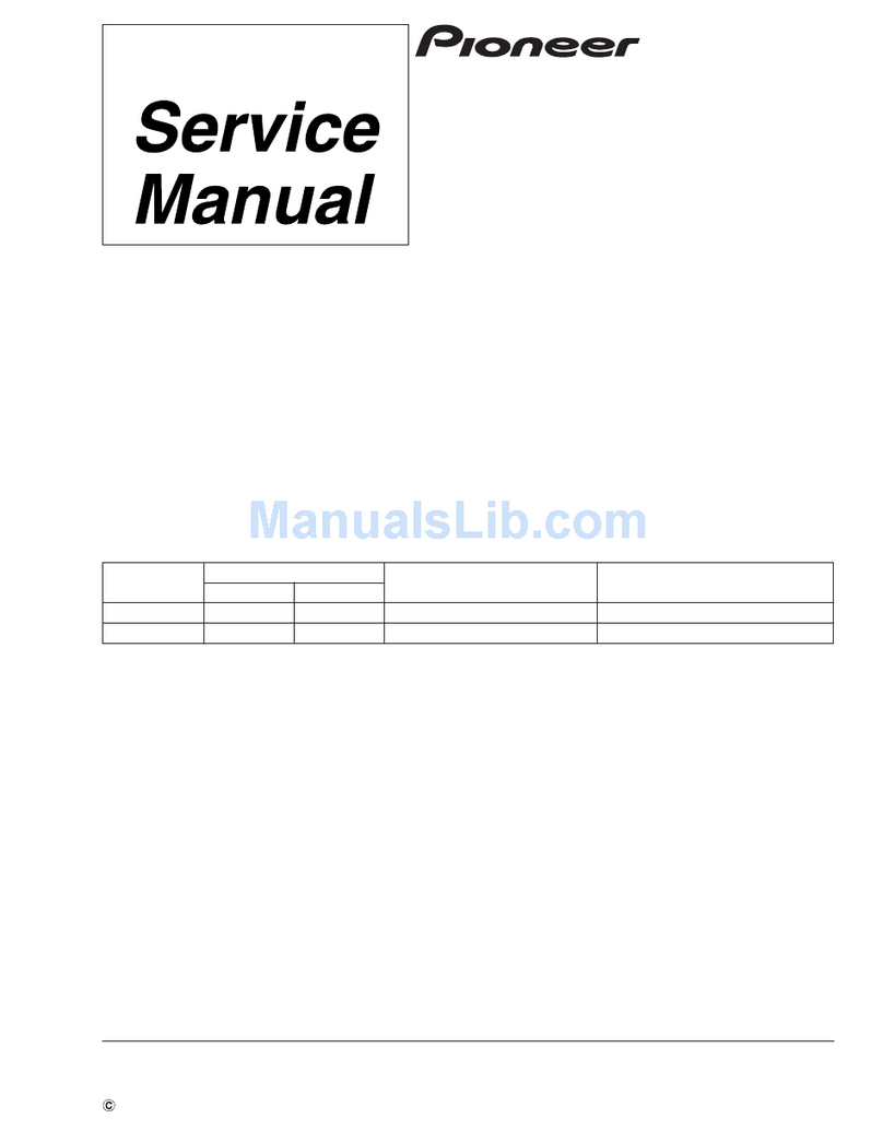 Pioneer XR-A660SW User manual