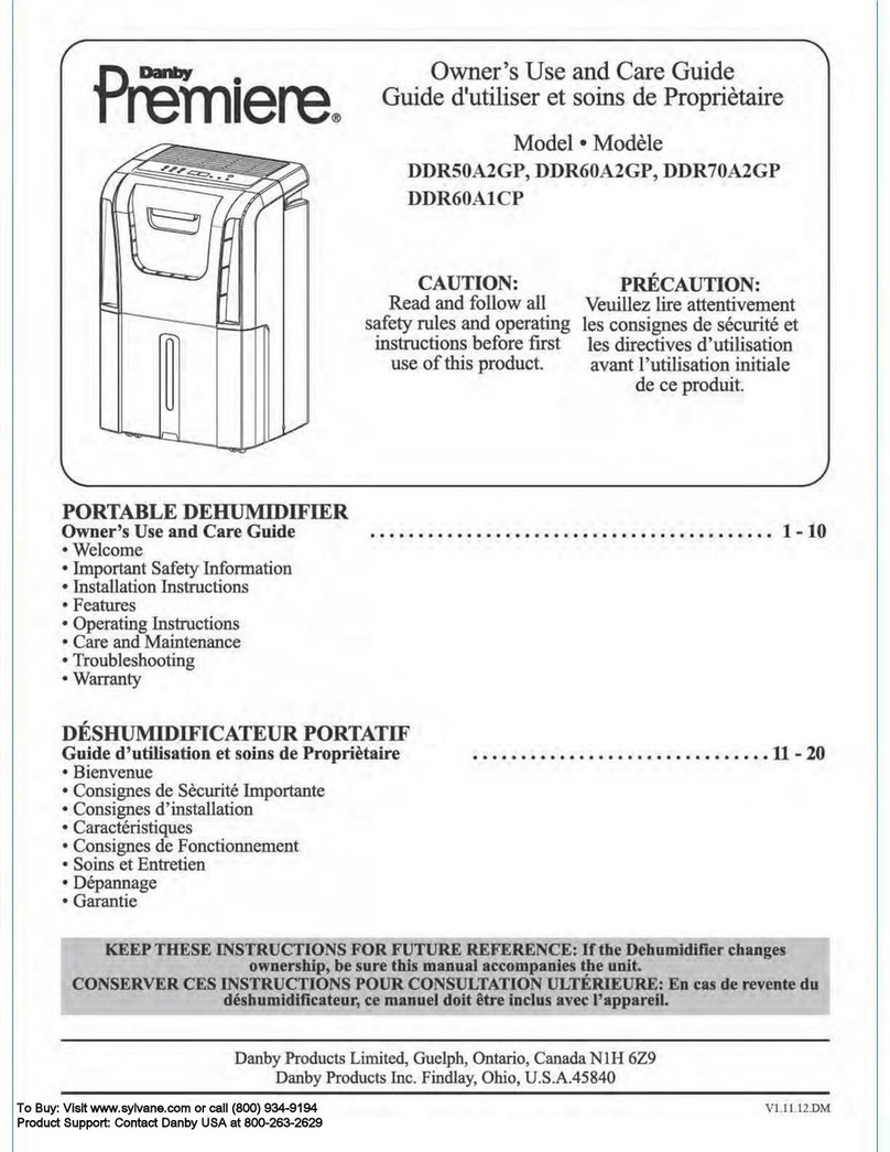 Danby Premiere DDR50A2GP Assembly instructions