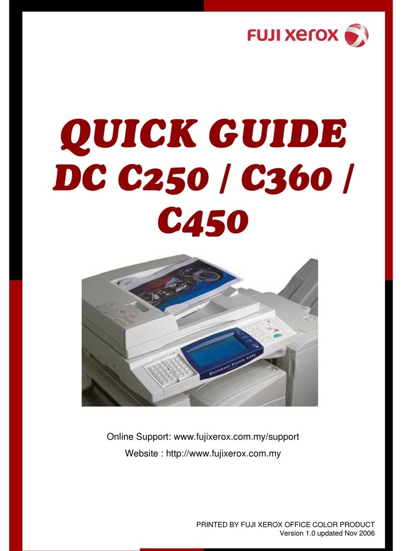 Fuji Xerox DC C250 quick guide