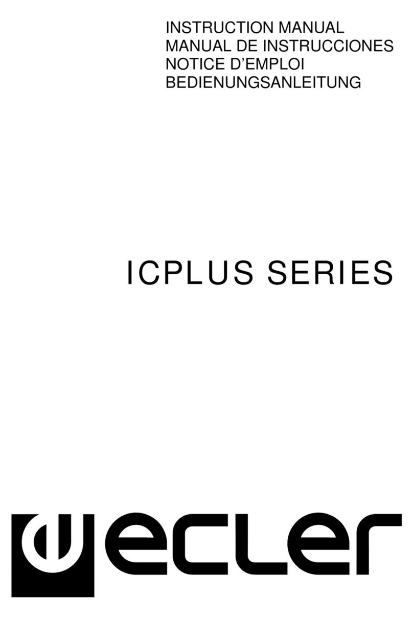 Ecler ICPLUS SERIES User manual
