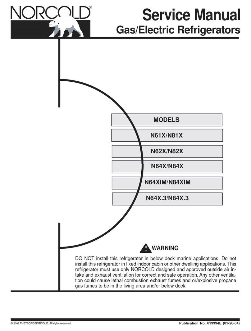 Norcold N61X Series User manual