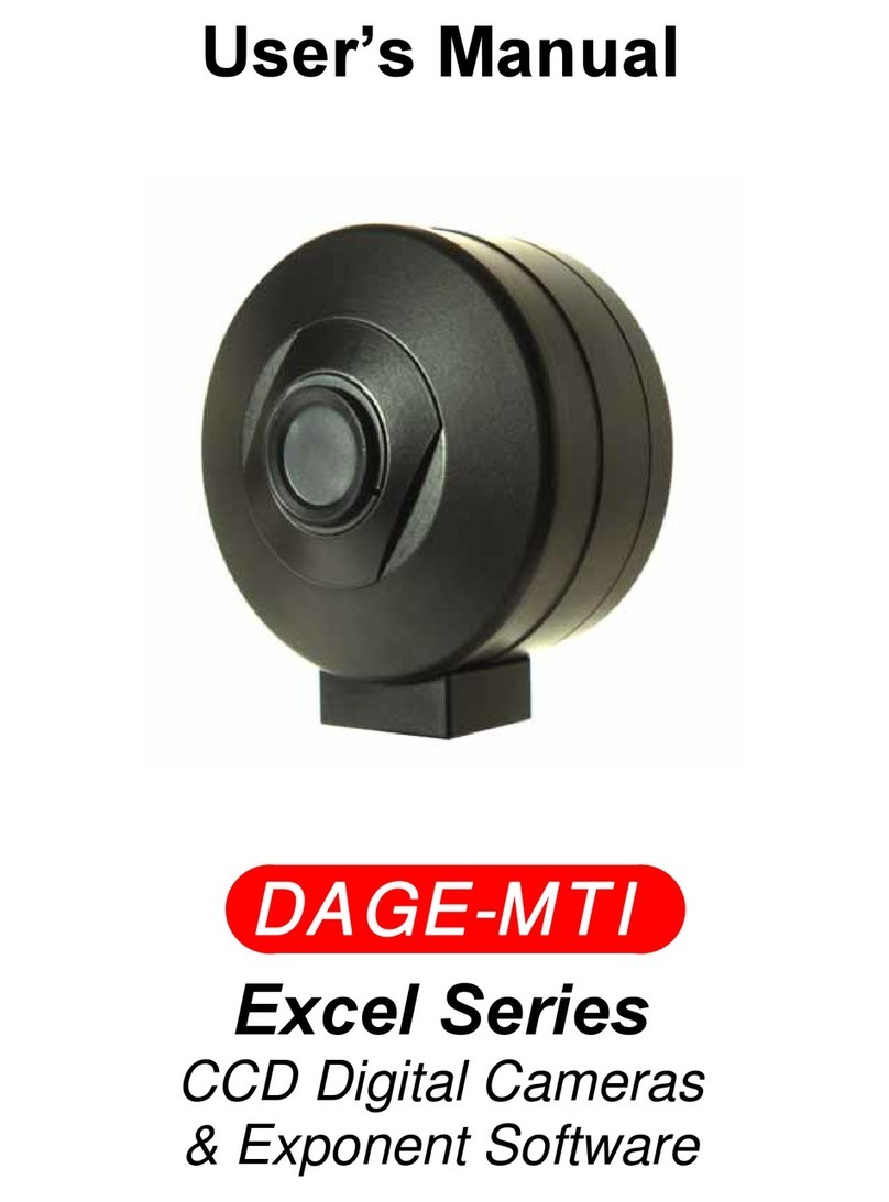 DAGE-MTI Excel Series user manual