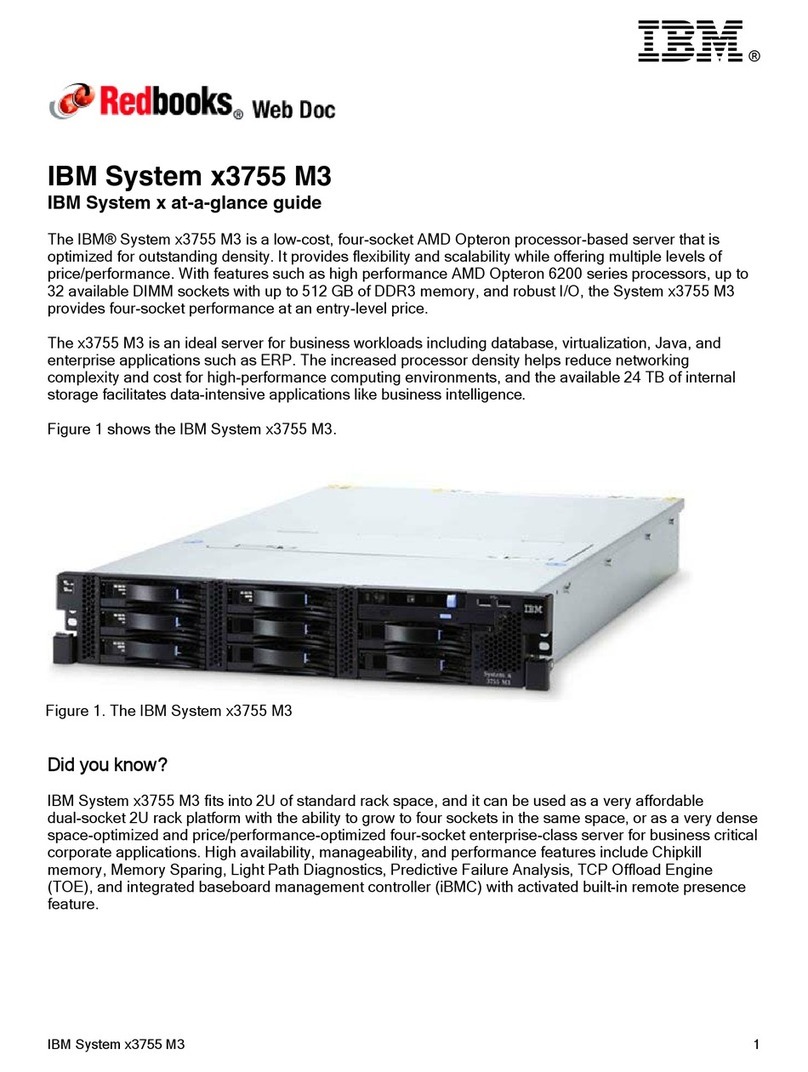 IBM System x3755 M3 7164 User manual
